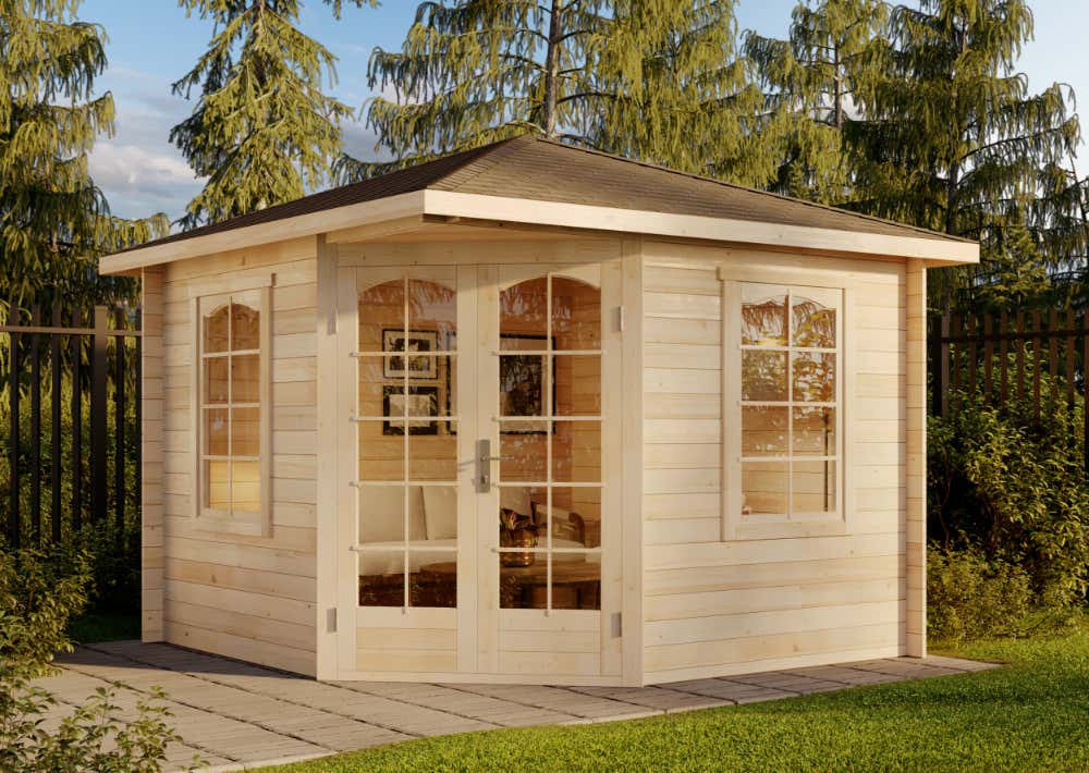 15% Rabatt! 5-Eck Gartenhaus Viking | 3x3m Unkategorisiert online kaufen