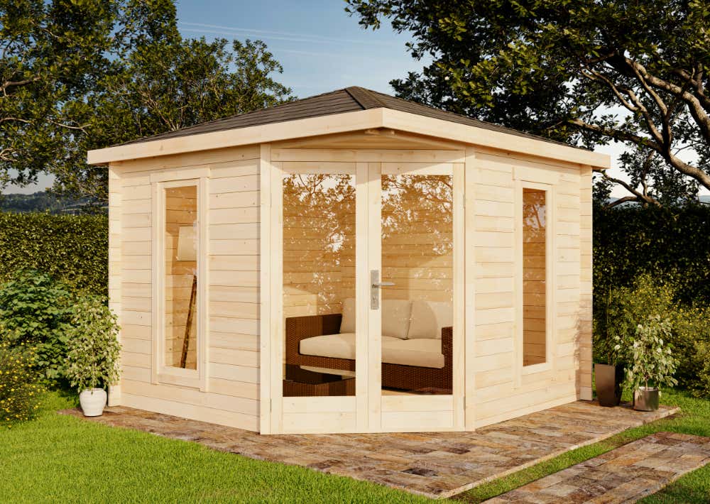 16% Rabatt! 5-Eck Gartenhaus Liwa Compact | 3x3m Unkategorisiert online kaufen
