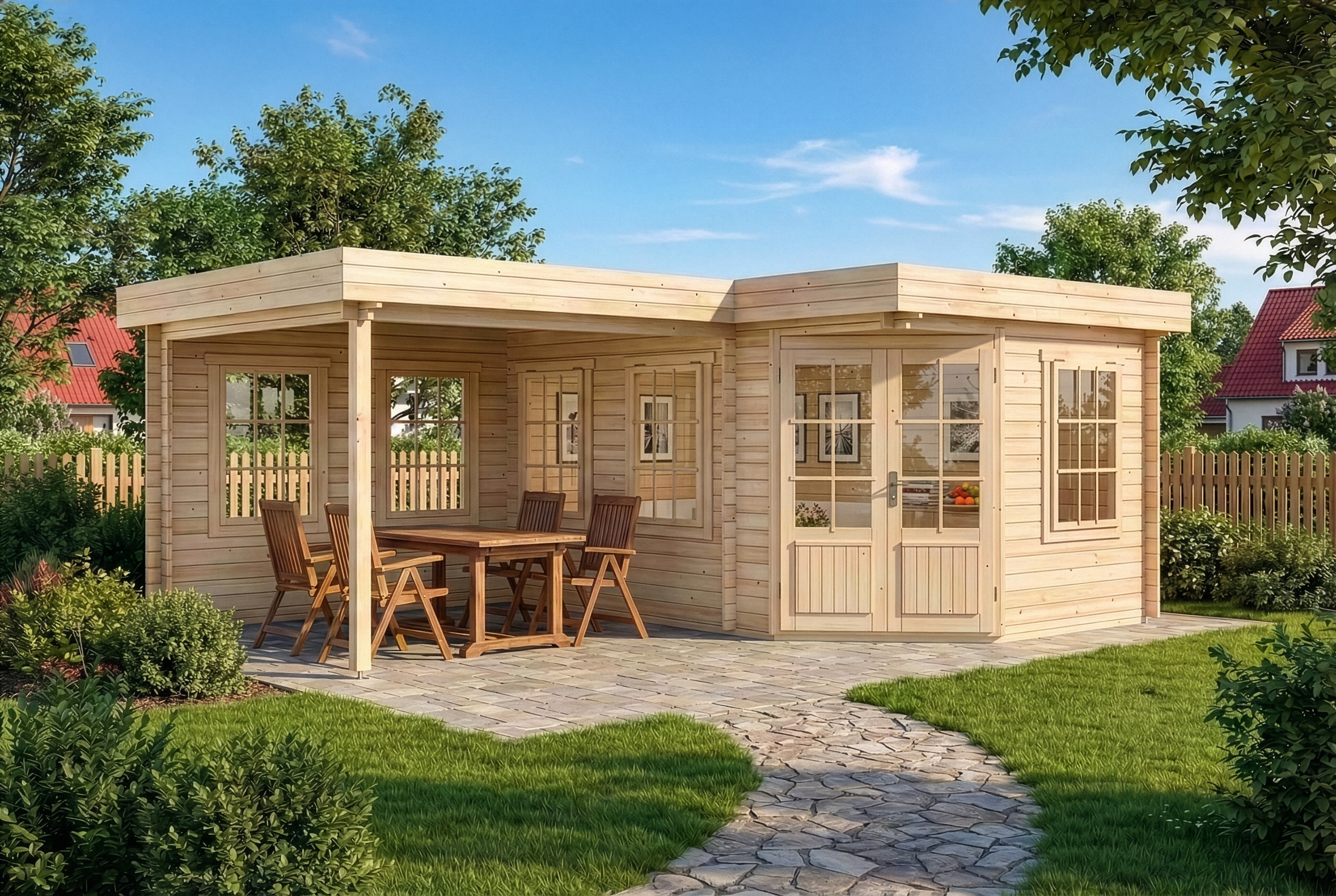 16% Rabatt! 5-Eck Gartenhaus Pepe | 6x4m Unkategorisiert online kaufen