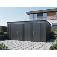 20% Rabatt! 2-Raum Metall Gerätehaus Skylight Duo 12,96 m² Unkategorisiert online kaufen