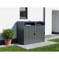 24% Rabatt! StarLine 2er Mülltonnenbox Modell Cubi Metall 240 Unkategorisiert online kaufen