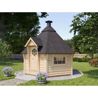 26% Rabatt! Fjordholz 6-Eck Grillkota Modell Nils 9 m² | 4x4m Unkategorisiert online kaufen