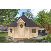 26% Rabatt! Fjordholz 8-Eck Grillkota Modell Lasse 17,0m² DeLu | 5x5m Unkategorisiert online kaufen