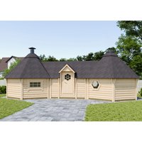 26% Rabatt! Fjordholz Doppelkota Modell Just 22 m² | 12x6m Unkategorisiert online kaufen