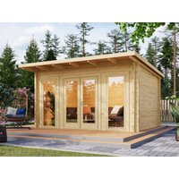 26% Rabatt! Fjordholz Gartenhaus Modell Berlin 70 B Modern | 4x4m Unkategorisiert online kaufen