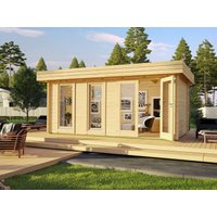 26% Rabatt! Fjordholz Gartenhaus Modell Miriam 44 B Modern | 5x3m Unkategorisiert online kaufen