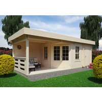 26% Rabatt! Fjordholz Gartenhaus Modell Nora 44 E Klassik | 7x8m Unkategorisiert online kaufen