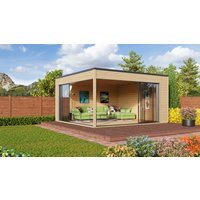 26% Rabatt! Fjordholz Gartenhaus Modell Q-BIC Alu 70 D Unkategorisiert online kaufen