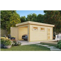 26% Rabatt! Fjordholz Holzgarage Modell Ken 28 Unkategorisiert online kaufen