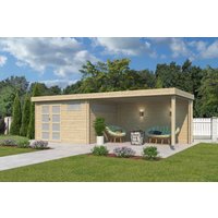 26% Rabatt! Flachdach Gartenhaus Modell Nelo 44 A + 400 cm Anb | 8x4m Unkategorisiert online kaufen 26% Rabatt! Flachdach Gartenhaus Modell Nelo 44 A + 400 cm Anb | 8x4m Unkategorisiert online kaufen