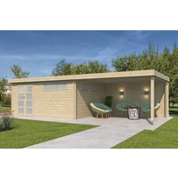 26% Rabatt! Flachdach Gartenhaus Modell Nelo 44 E mit 400 cm A | 8x4m Unkategorisiert online kaufen