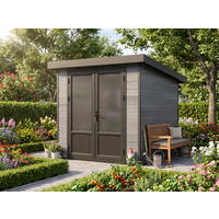 26% Rabatt! WPC Gartenhaus 2x2 mit Pultdach – Modell Style DeL | 2x2m Unkategorisiert online kaufen