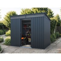 27% Rabatt! Metall Gerätehaus Modell Lübeck 3,66 m² | 2x2m Unkategorisiert online kaufen