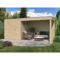 29% Rabatt! Gartenhaus Modell QB-Line 4,41 m² + Anbau | 6x4m Unkategorisiert online kaufen
