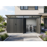 31% Rabatt! Metall Gerätehaus Modell Skylight 2-Raum 8,95 m² | 4x2m Unkategorisiert online kaufen