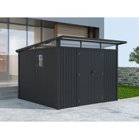 38% Rabatt! Metall Geräteschuppen Modell Skylight 7,56 m² Anth | 3x3m Unkategorisiert online kaufen