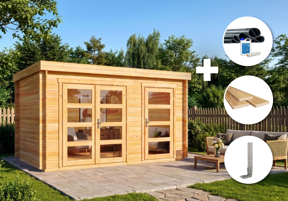 8% Rabatt! ECO Set - Gartenhaus Paloma Grande | 4x2m Unkategorisiert online kaufen
