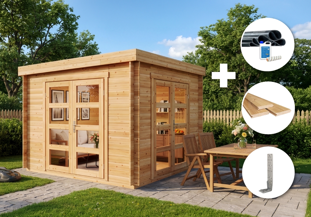 9% Rabatt! ECO Set - Gartenhaus Paloma Beach | 3x3m Unkategorisiert online kaufen