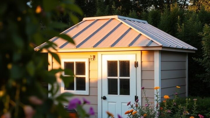 Günstigste Dacheindeckung für ein Gartenhaus