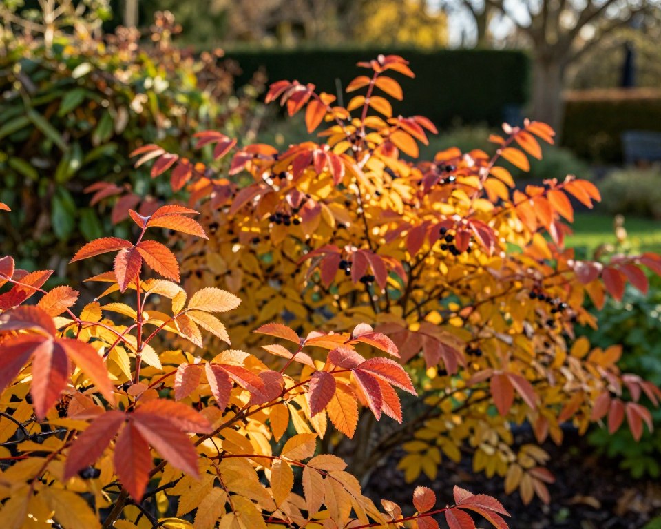 Herbstfärbung Felsenbirne