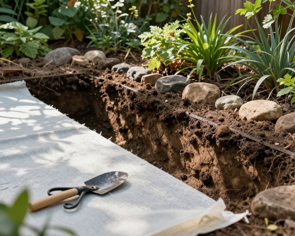 Sumpfbeet Abdichtung