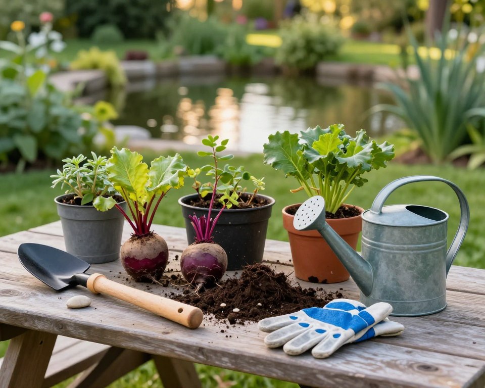 Sumpfbeet Materialien