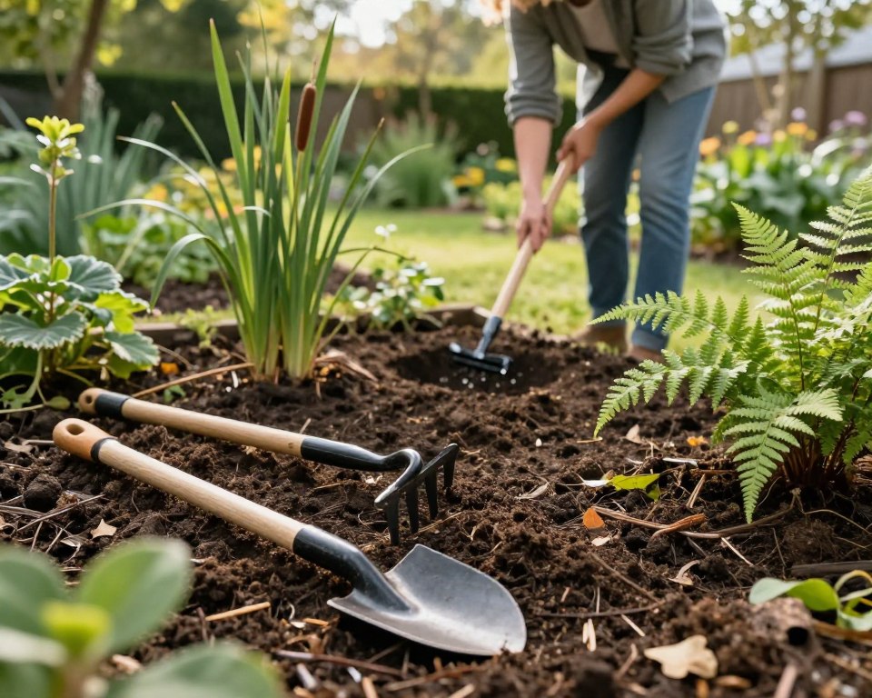 Sumpfbeet Vorbereitung