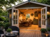 Mit wenig Aufwand und Kosten das Gartenhaus dennoch hochwertig gestalten und einrichten